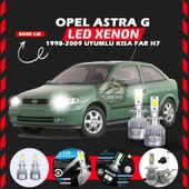 Opel Astra G 1998-2009 Kısa Far Uyumlu Şimşek Etkili Led Xenon Performance Series H7 thumbnail 6