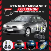 Renault Megane 2 2002-2009 Kısa Far Uyumlu Şimşek Etkili Led Xenon Pro Series H7 thumbnail 7