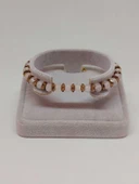 Pembe Kuvars Taşı Tasarım Bileklik (55926) thumbnail 2