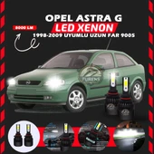 Opel Astra G 1998-2009 Uzun Far Uyumlu Şimşek Etkili Led Xenon Light Series H9005 thumbnail 1