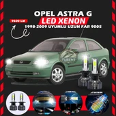 Opel Astra G 1998-2009 Uzun Far Uyumlu Şimşek Etkili Led Xenon Pro Series H9005 thumbnail 7
