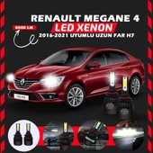 Renault Megane 4 2016-2021 Uzun Far Uyumlu Şimşek Etkili Led Xenon Light Series H7 thumbnail 1