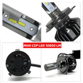 Peugeot 106 1993-2002 Uzun-Kısa Far Uyumlu Şimşek Etkili Led Xenon Premium Series H4 - 3