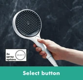 Hansgrohe Rainfinity 130 Porter Duş Seti 1.6m Beyaz 26851700 - 2