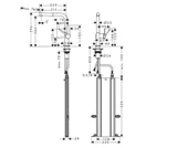 Hansgrohe Talis M54 Eviye Bataryası 270 Spiralli 1 jet  + SBox 72809000 thumbnail 9