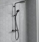 Hansgrohe Raindance Select S 240 1 Jet Termostatik Duş Kolonu - Mat Siyah 27633670 - 8