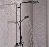 Hansgrohe Raindance Select S 240 1 Jet Termostatik Duş Kolonu - Mat Siyah 27633670 - 2