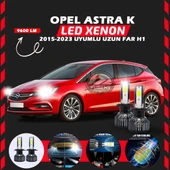 Opel Astra K 2015-2023 Uzun Far Uyumlu Şimşek Etkili Led Xenon Pro Series H1 thumbnail 7