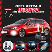 Opel Astra K 2015-2023 Sis Farı Uyumlu Şimşek Etkili Led Xenon Pro Series H11 thumbnail 7