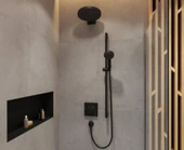 Hansgrohe Pulsify Duvar Bağlantısı Tepe Duşu 260 Mat Siyah 24149670 - 3