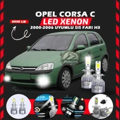 Opel Corsa C 2000-2006 Sis Farı Uyumlu Şimşek Etkili Led Xenon Performance Series H3 thumbnail 1