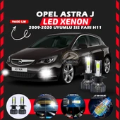 Opel Astra J 2009-2020 Sis Farı Uyumlu Şimşek Etkili Led Xenon Pro Series H11 thumbnail 7
