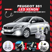 Peugeot 301 2012-2021 Sis Farı Uyumlu Şimşek Etkili Led Xenon Performance Series H11 thumbnail 1