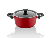 Taç Master Cook 4'lü 7 Parça Granit Tencere Seti Kırmızı - 4
