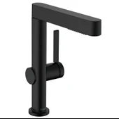 Hansgrohe Finoris Lavabo Bataryası 230 Spiralli 2 jet Bas-Aç gider seti ile Satin siyah 76063670 thumbnail 1