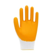 Pn7 No:10 Polyester Astarlı Nitril Eldiven Sarı 12 Çift - 3