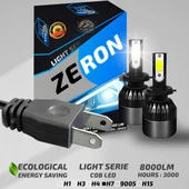 Peugeot 301 2012-2021 Kısa Far Uyumlu Şimşek Etkili Led Xenon Light Series H7 - 2
