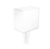 Hansgrohe Fixfit S Square Duş Çıkış Dirseği Beyaz 26455700 - 1