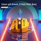 Coofbe 500mAh Bluetooth 5.0 2.4G Profesyonel Şarjlı Kablosuz Oyuncu Mouse 5 Modlu Ayarlanabilir DPI - 2