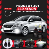 Peugeot 301 2012-2021 Sis Farı Uyumlu Şimşek Etkili Led Xenon Light Series H11 - 6