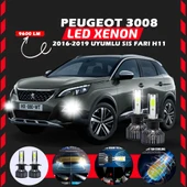 Peugeot 3008 2016-2019 Sis Farı Uyumlu Şimşek Etkili Led Xenon Pro Series H11 thumbnail 1