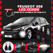 Peugeot 308 2008-2012 Sis Farı Uyumlu Şimşek Etkili Led Xenon Light Series H1 thumbnail 1