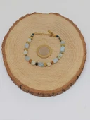 Akuamarin Taşı Tasarım Bileklik (55958) - 5