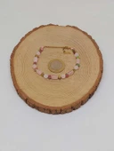 Pembe Kuvars Taşı Tasarım Bileklik (55956) thumbnail 5