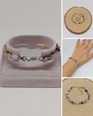 Rutil Kuvars Taşı Tasarım Bileklik (55954) thumbnail 1