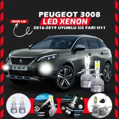 Peugeot 3008 2016-2019 Sis Farı Uyumlu Şimşek Etkili Led Xenon Performance Series H11 thumbnail 1