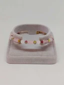 Pembe Kuvars Taşı Tasarım Bileklik (55956) thumbnail 2