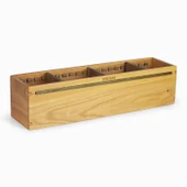 Woodsaka Trey V1 - Ayarlanabilir Çoklu Bölümlü Kalem Kutusu - Büyük - Kiraz ve Ceviz - 3