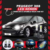 Peugeot 308 2008-2012 Kısa Far Uyumlu Şimşek Etkili Led Xenon Pro Series H7 thumbnail 7