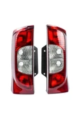 Fiat Fiorino 2008-2020 Arka Stop Lambası Sağ Sol Takım Çift Kapı - 1