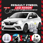 Renault Symbol 2013-2021 Uzun Far Uyumlu Şimşek Etkili Led Xenon Performance Series H7 thumbnail 1