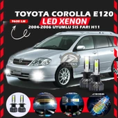 Toyota Corolla E120 2004-2006 Sis Farı Uyumlu Şimşek Etkili Led Xenon Pro Series H11 thumbnail 1