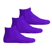 U&ME Kadın Uyku Çorabı 3'lü Set 36-40 Mor - 1