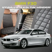 Bmw F30 Antrasit Renk Tay Tüyü Cepli & Terletmez Sırtlı Oto Koltuk Minder Seti - Koltuk Koruma Kılıfı (ÖN & ARKA TAM SET) thumbnail 1