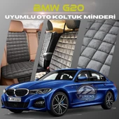Bmw G20 Antrasit Renk Tay Tüyü Cepli & Terletmez Sırtlı Oto Koltuk Minder Seti - Koltuk Koruma Kılıfı (ÖN & ARKA TAM SET) thumbnail 1