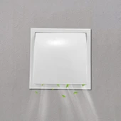 Davlumbaz Çıkış Kapak Havalandırma Çekvalf Başlığı Haşere Önleyici Tek Yönlü Hava Çekimi Menfezi thumbnail 6