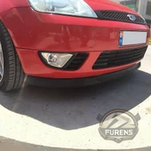 Ford Fiesta 2002-2008 Uyumlu H lip Esnek Ön Lip 2 Parça Karlık Ön Ek Tampon Altı Dil - 6
