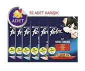 Felix Karışık 85 gr 52'li Yetişkin Kedi Yaş Maması - 1