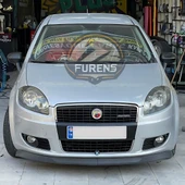 Fiat Linea 2007-2017 Uyumlu H lip Esnek Ön Lip 2 Parça Karlık Ön Ek Tampon Altı Dil thumbnail 5