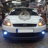 Ford Fiesta 2002-2008 Uyumlu H lip Esnek Ön Lip 2 Parça Karlık Ön Ek Tampon Altı Dil - 3
