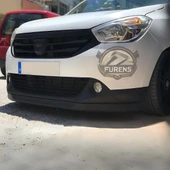 Dacia Dokker 2013-2021 Uyumlu H lip Esnek Ön Lip 2 Parça Karlık Ön Ek Tampon Altı Dil thumbnail 3