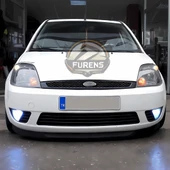 Ford Fiesta 2002-2008 Uyumlu H lip Esnek Ön Lip 2 Parça Karlık Ön Ek Tampon Altı Dil - 5