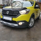 Dacia Lodgy 2012-2019 Uyumlu H lip Esnek Ön Lip 2 Parça Karlık Ön Ek Tampon Altı Dil thumbnail 7
