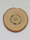 Prehnit (Prinayt) Taşı Tasarım Bileklik (55966) thumbnail 5