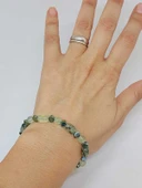 Prehnit (Prinayt) Taşı Tasarım Bileklik (55966) thumbnail 3