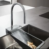 Hansgrohe Aquno Select M81 Eviye Bataryası 170 Spiralli 3jet sBox Krom 73831000 - 2